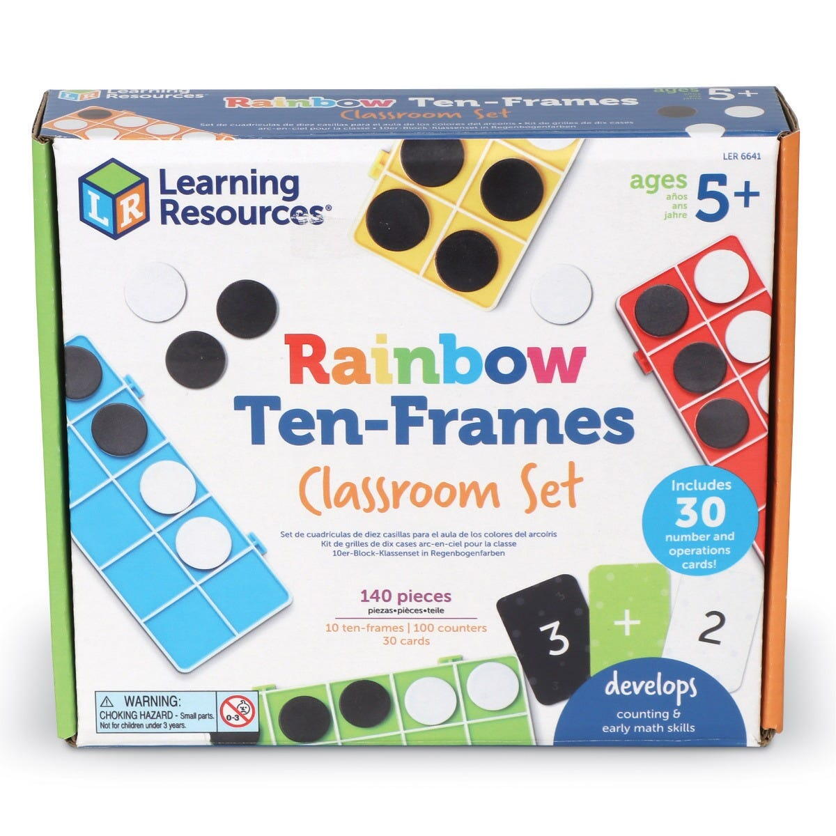 Set matematic baza 10 - Curcubeu PlayLearn Toys