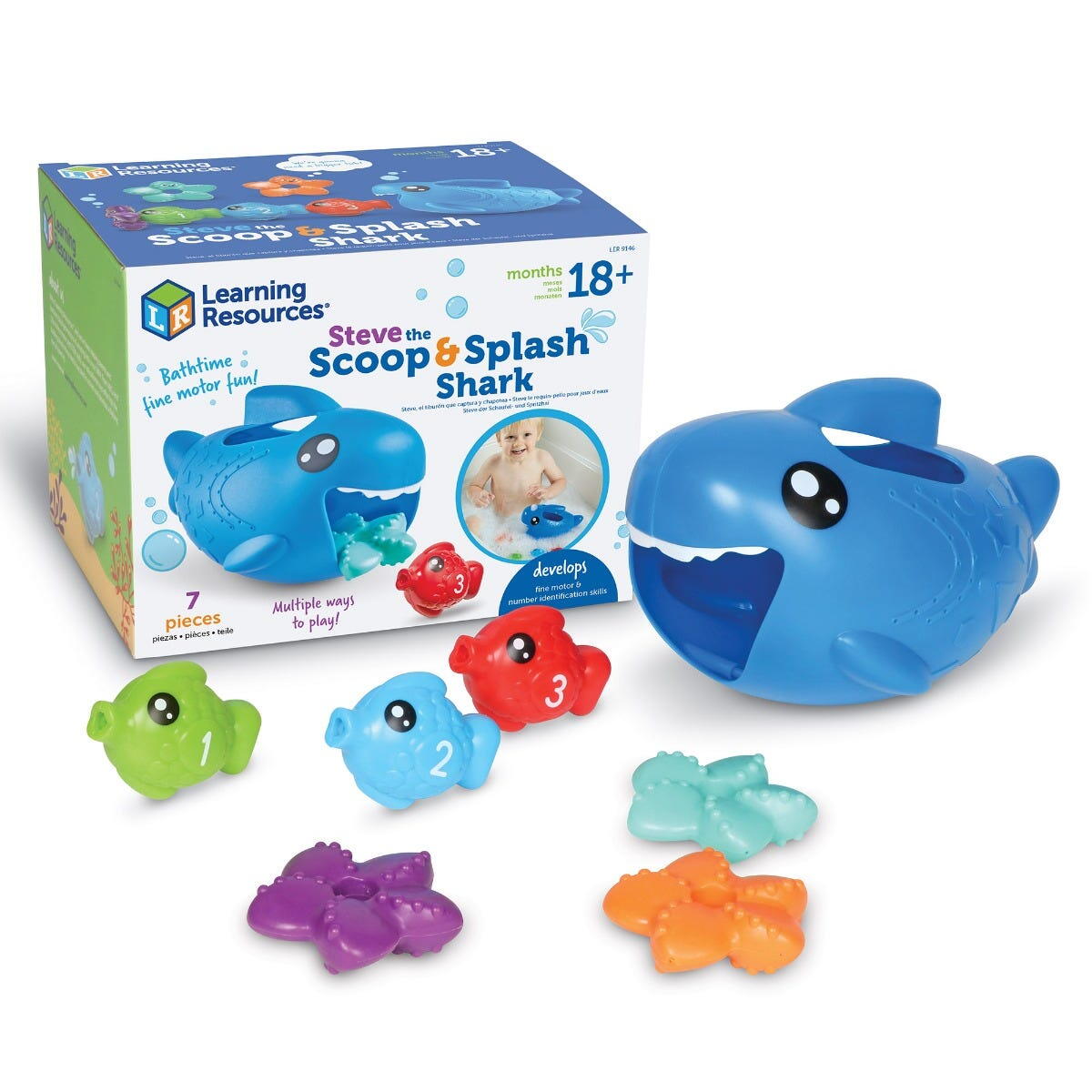 Joc pentru baita - Rechinul Steve PlayLearn Toys