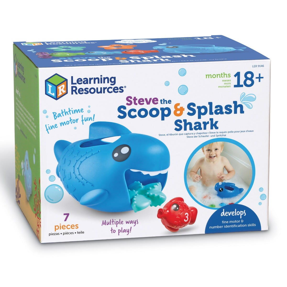 Joc pentru baita - Rechinul Steve PlayLearn Toys