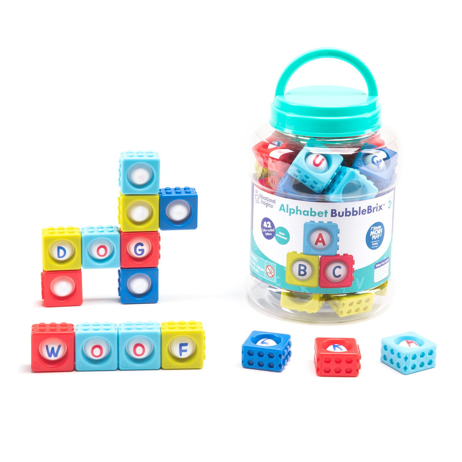 Joc BubbleBrix™ - Alfabetul PlayLearn Toys