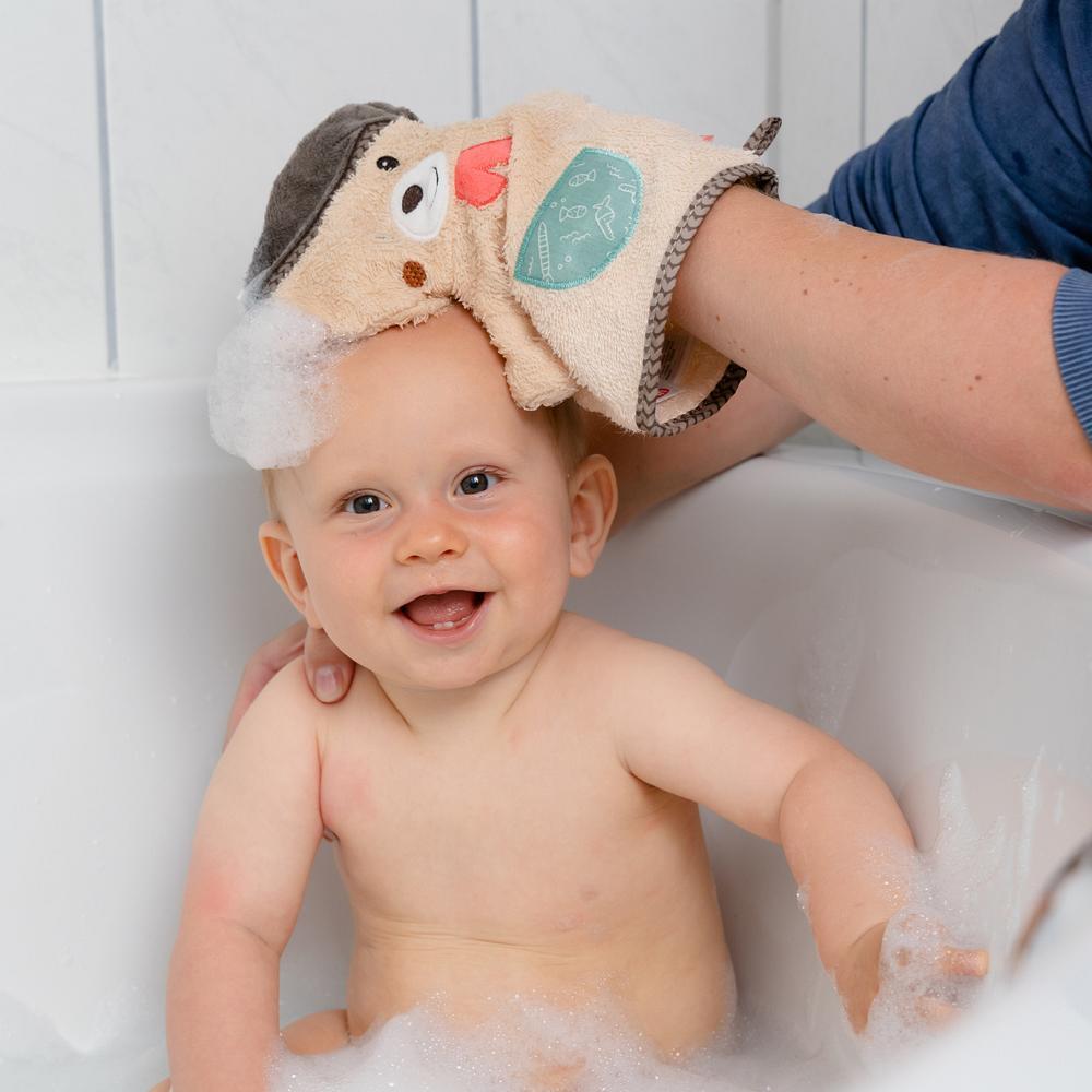 Manusa pentru baita - Ursuletul Bruno PlayLearn Toys