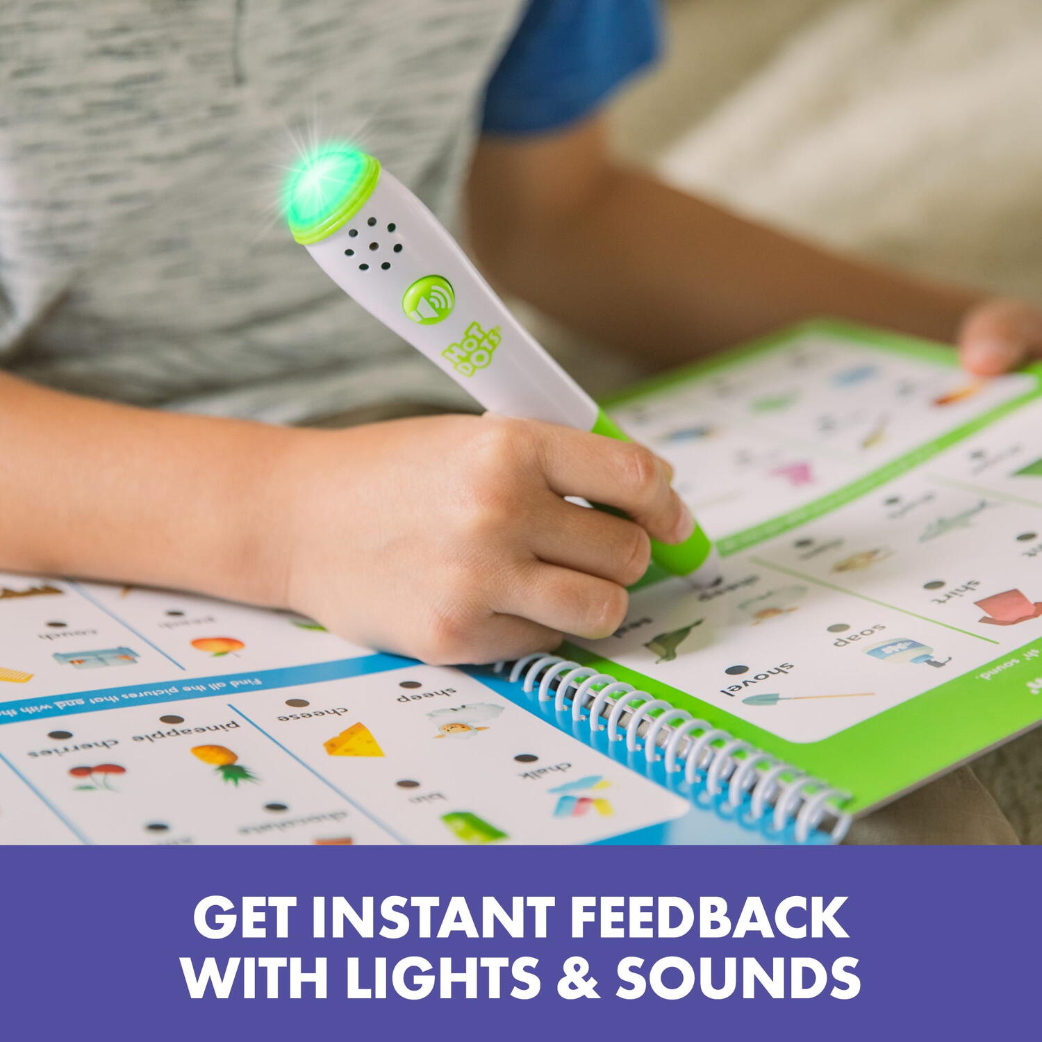 Set Hot Dots® - Invat sa citesc in lb.engleza PlayLearn Toys