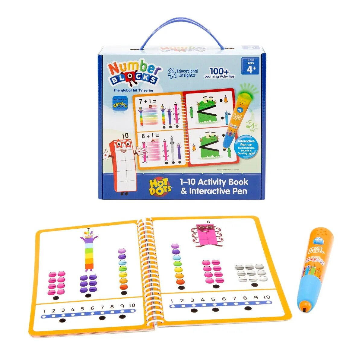 Set Hot Dots® - Numberblocks de la 1 la 10 PlayLearn Toys