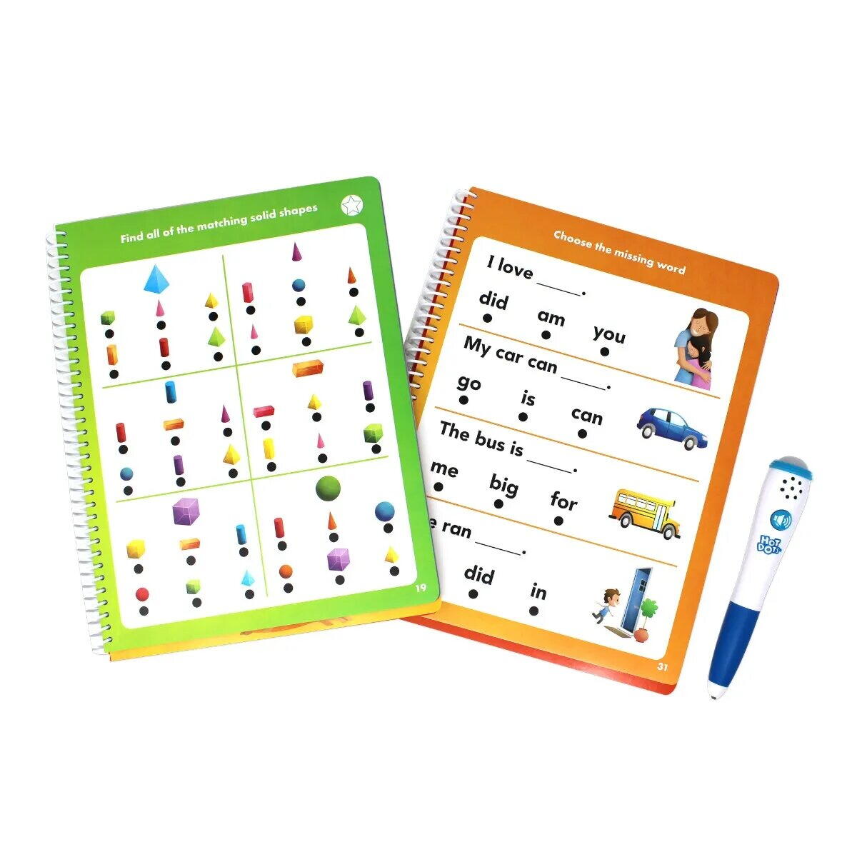 Set Hot Dots® - calculez si citesc in lb engleza (set 1) PlayLearn Toys