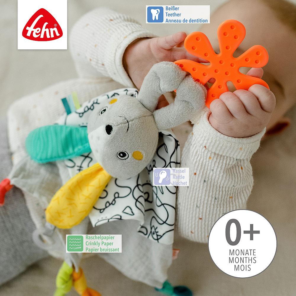 Jucarie doudou Dobabydoo - Iepuras dragalas PlayLearn Toys