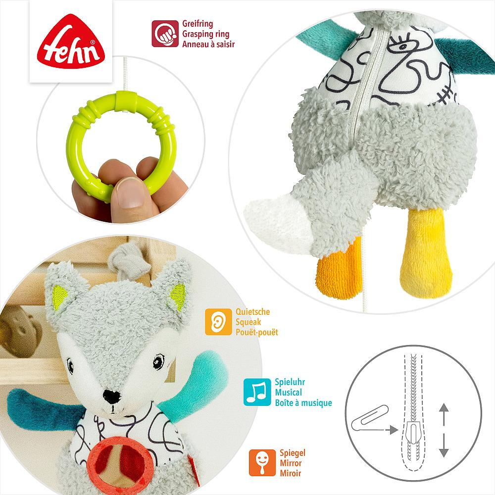 Jucarie muzicala mini Dobabydoo - Vulpita PlayLearn Toys