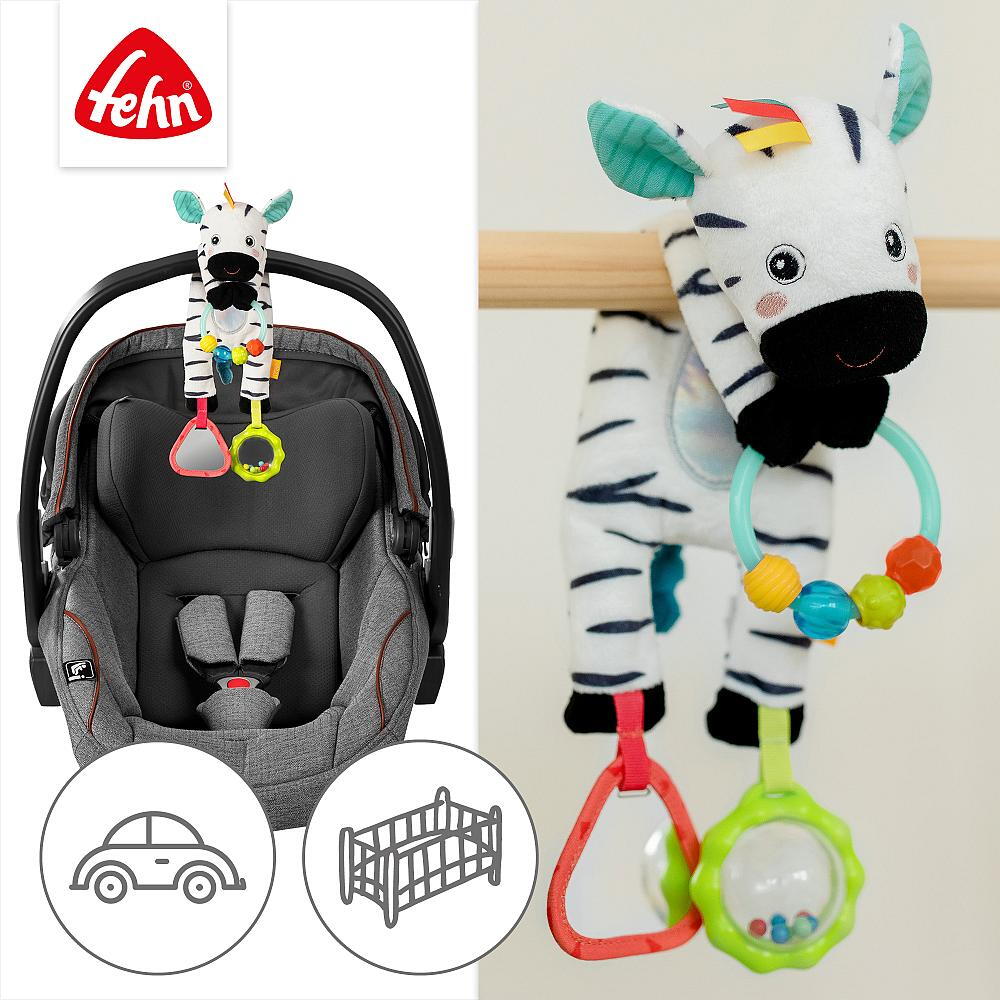Jucarie senzoriala bebelusi Dobabydoo - Zebra PlayLearn Toys