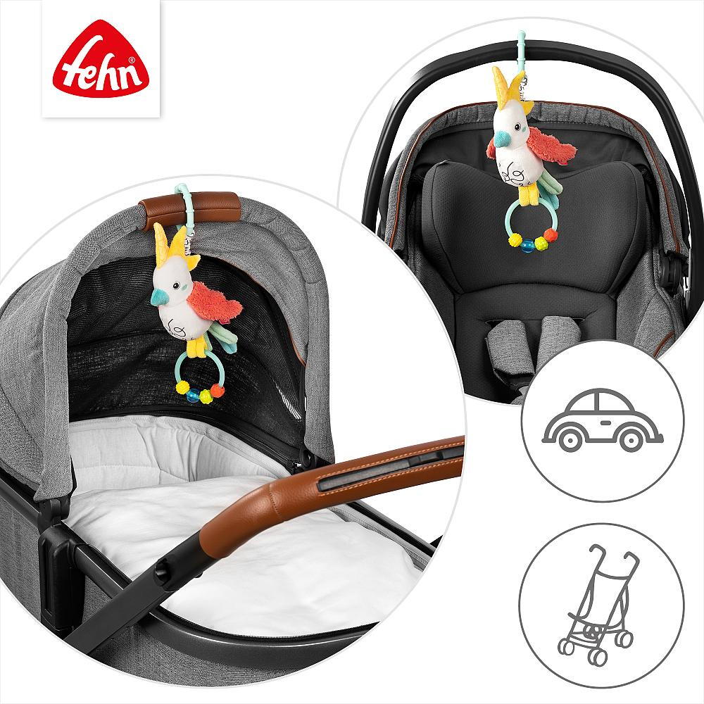 Jucarie pentru carucior Dobabydoo - Pasare cantatoare PlayLearn Toys