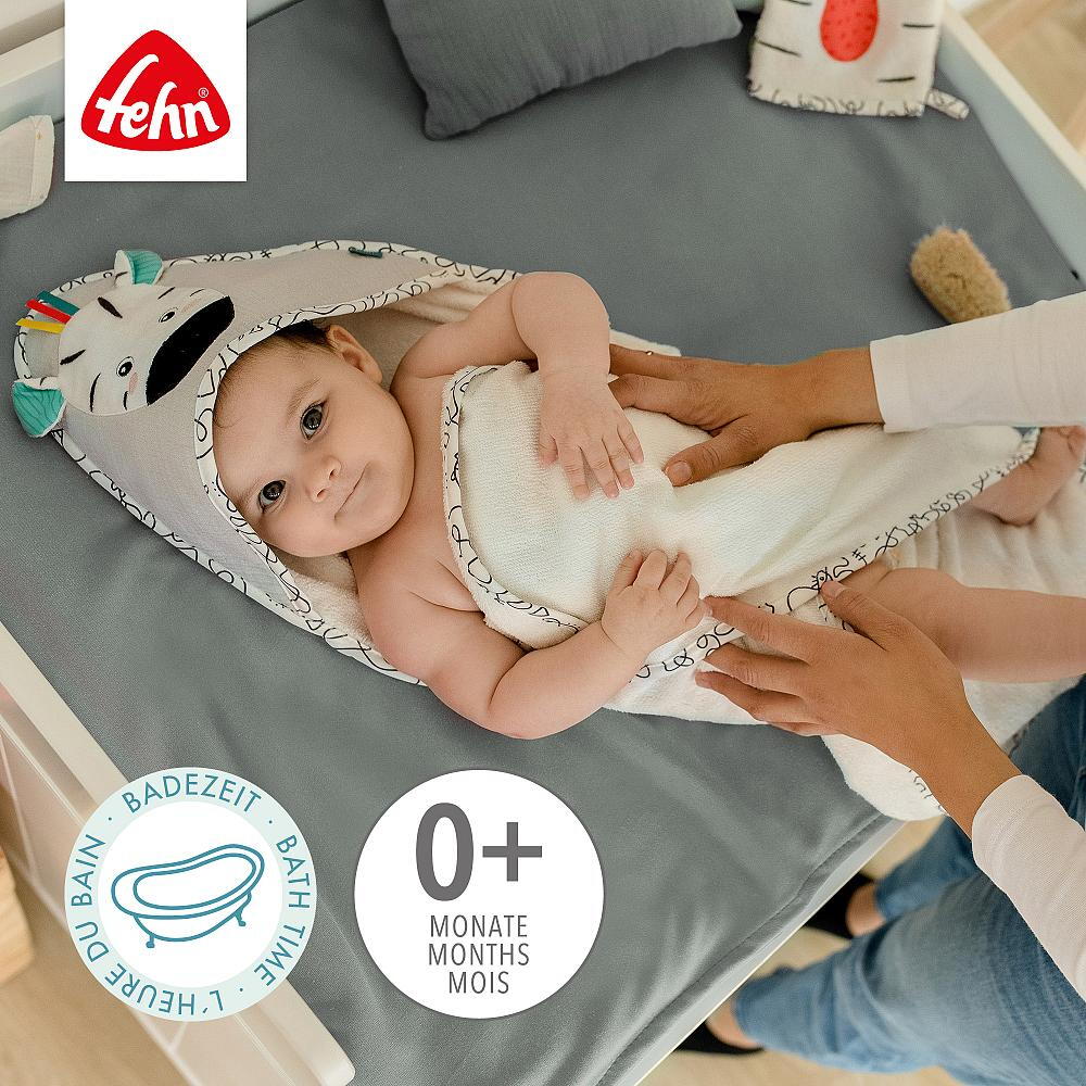 Prosop cu gluga Dobabydoo - Zebra PlayLearn Toys