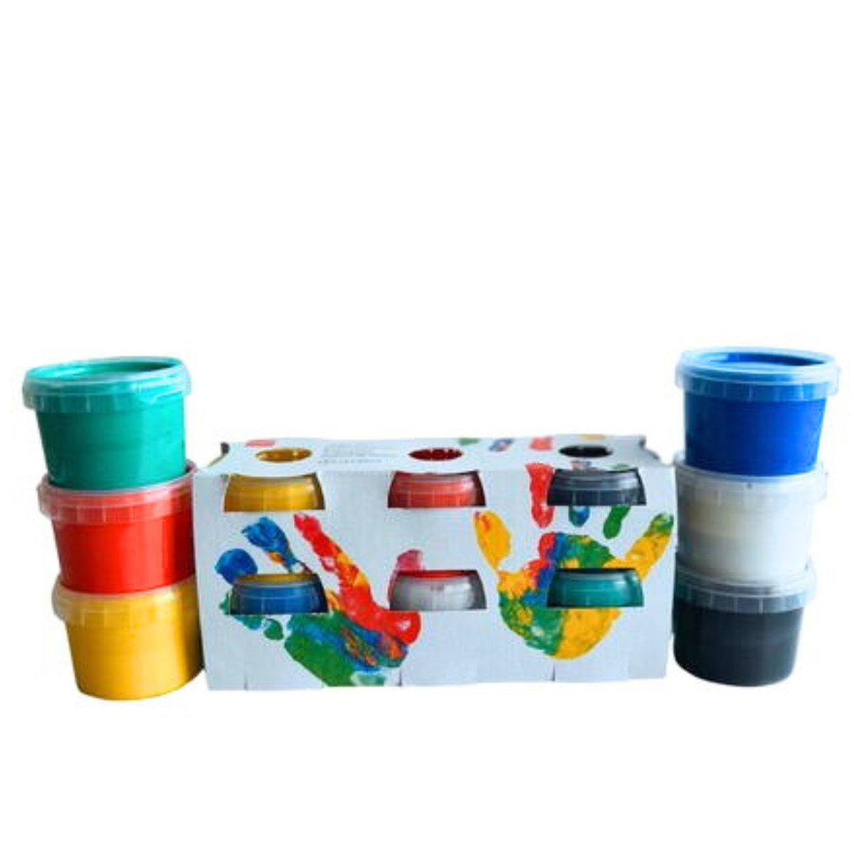 Vopsea pentru pictura cu degetele (6 culori) PlayLearn Toys