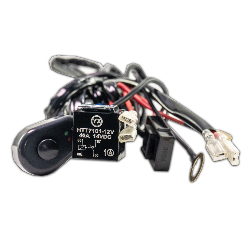 Cablu cu întrerupător pentru Bară sau Proiector Led - două ieșiri, 12-24V Carguard Best CarHome