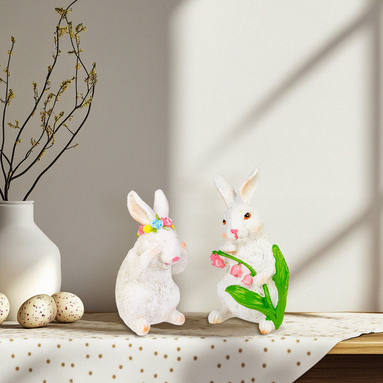 Decor de Paște - iepuraș - 2 tipuri - 7,5 x 7,2 x 14,5 cm Best CarHome