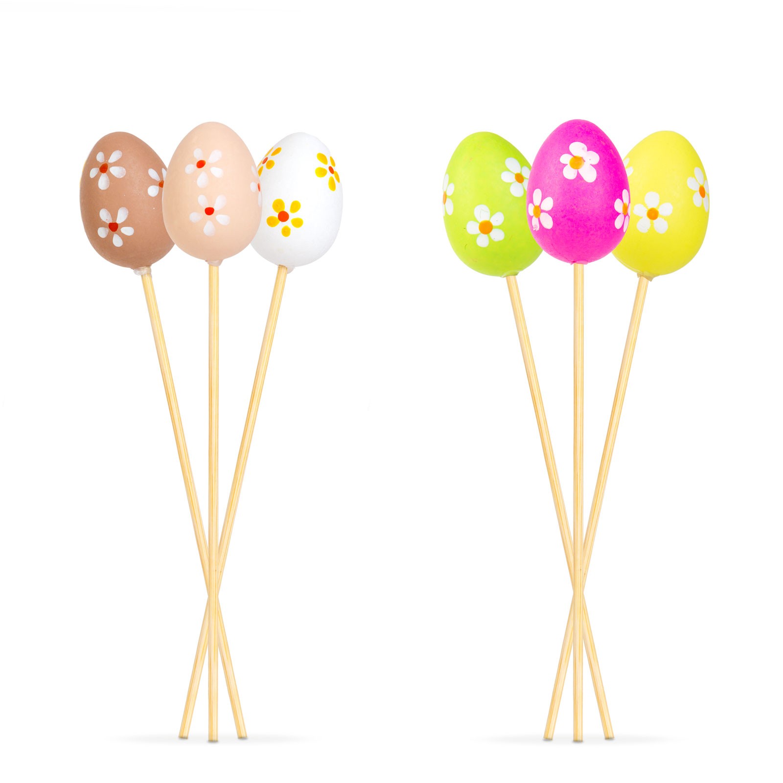 Decor de Paște - set de ouă - 6 tipuri - 4 cm Best CarHome