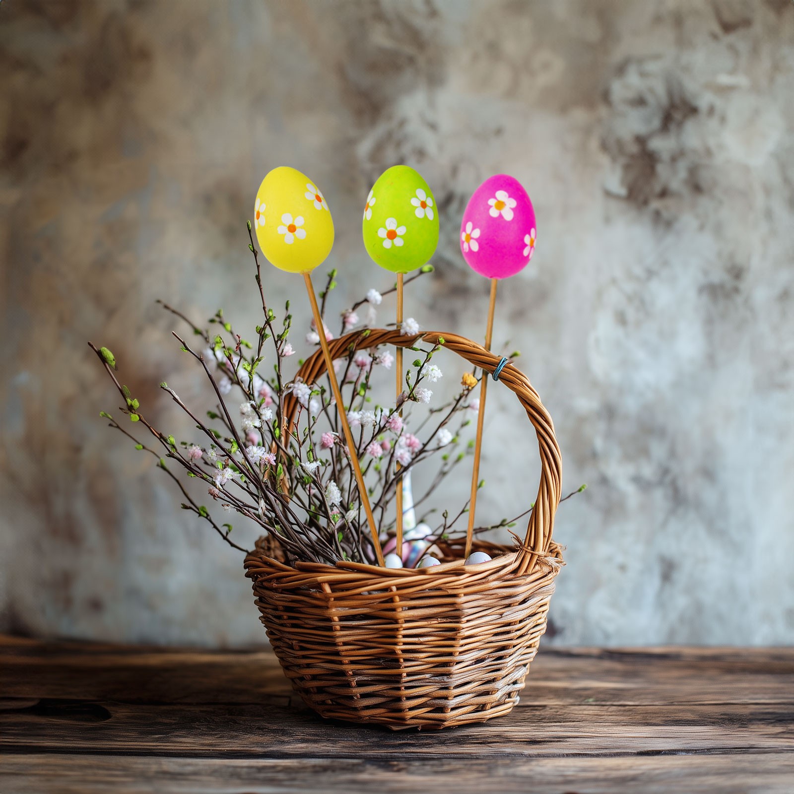 Decor de Paște - set de ouă - 6 tipuri - 4 cm Best CarHome