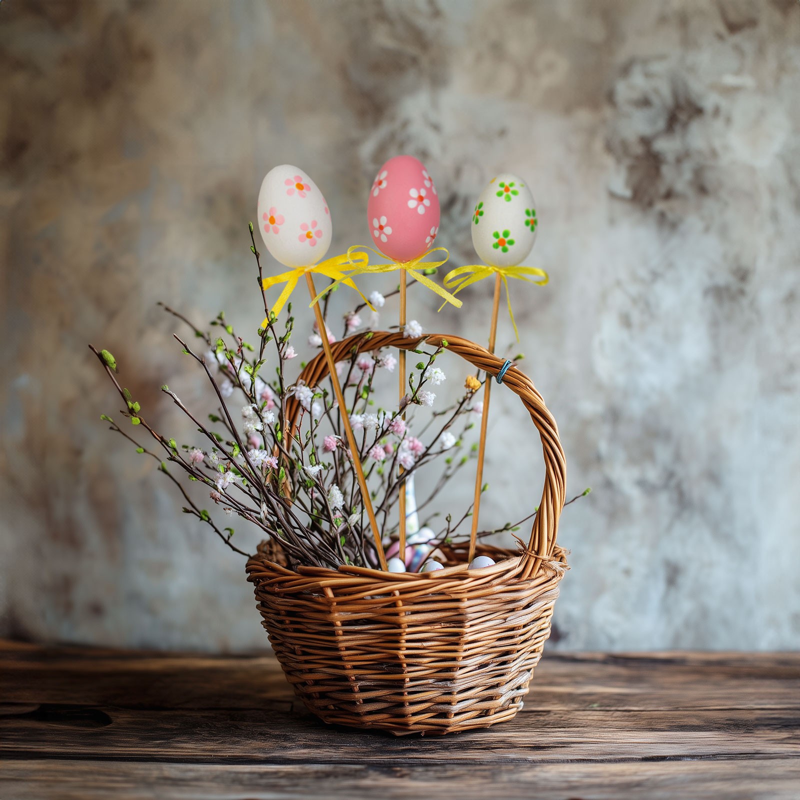 Decor de Paște - set ouă - 6 tipuri - 4 cm - 6 buc/pachet Best CarHome