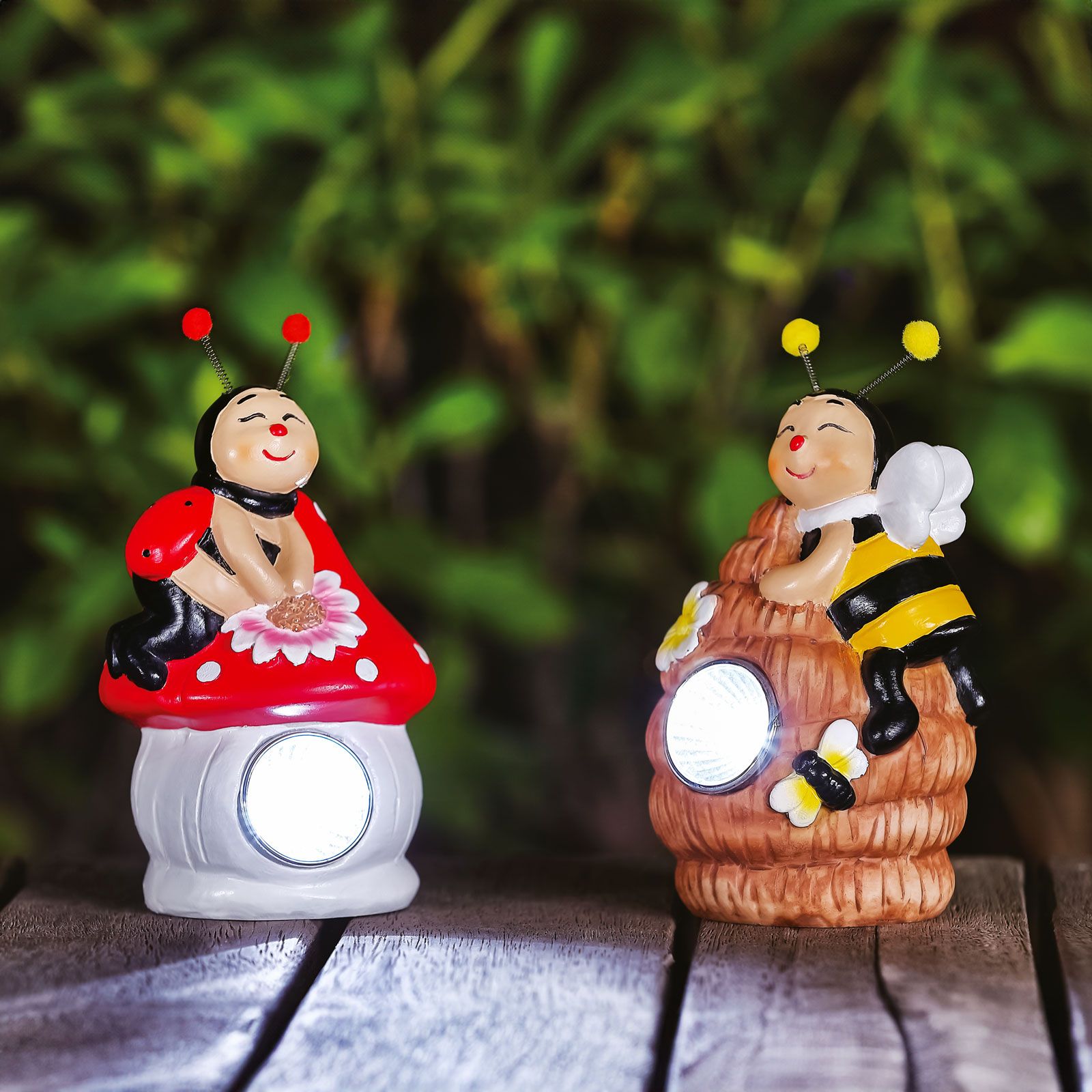 Figurine de animale solare - 2 tipuri - 1 LED alb - 8,5 x 8 x 15 cm Best CarHome