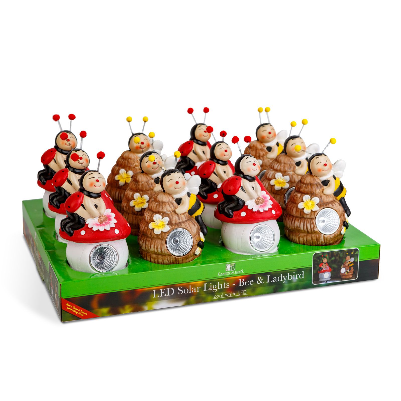 Figurine de animale solare - 2 tipuri - 1 LED alb - 8,5 x 8 x 15 cm Best CarHome