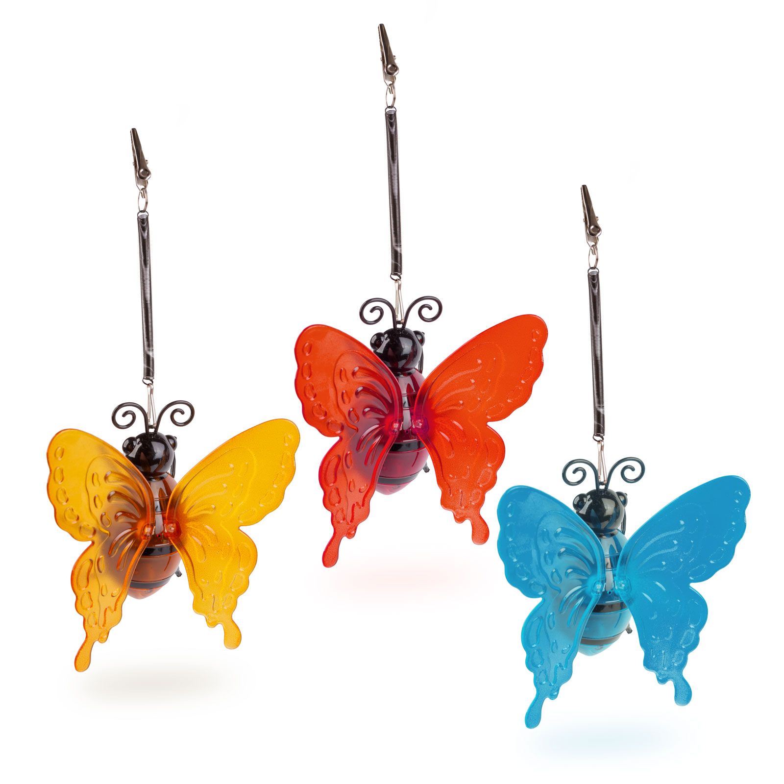 Lampă solară - fluture - multicolor - 12 x 6 x 21,5 cm - 4 LED Best CarHome