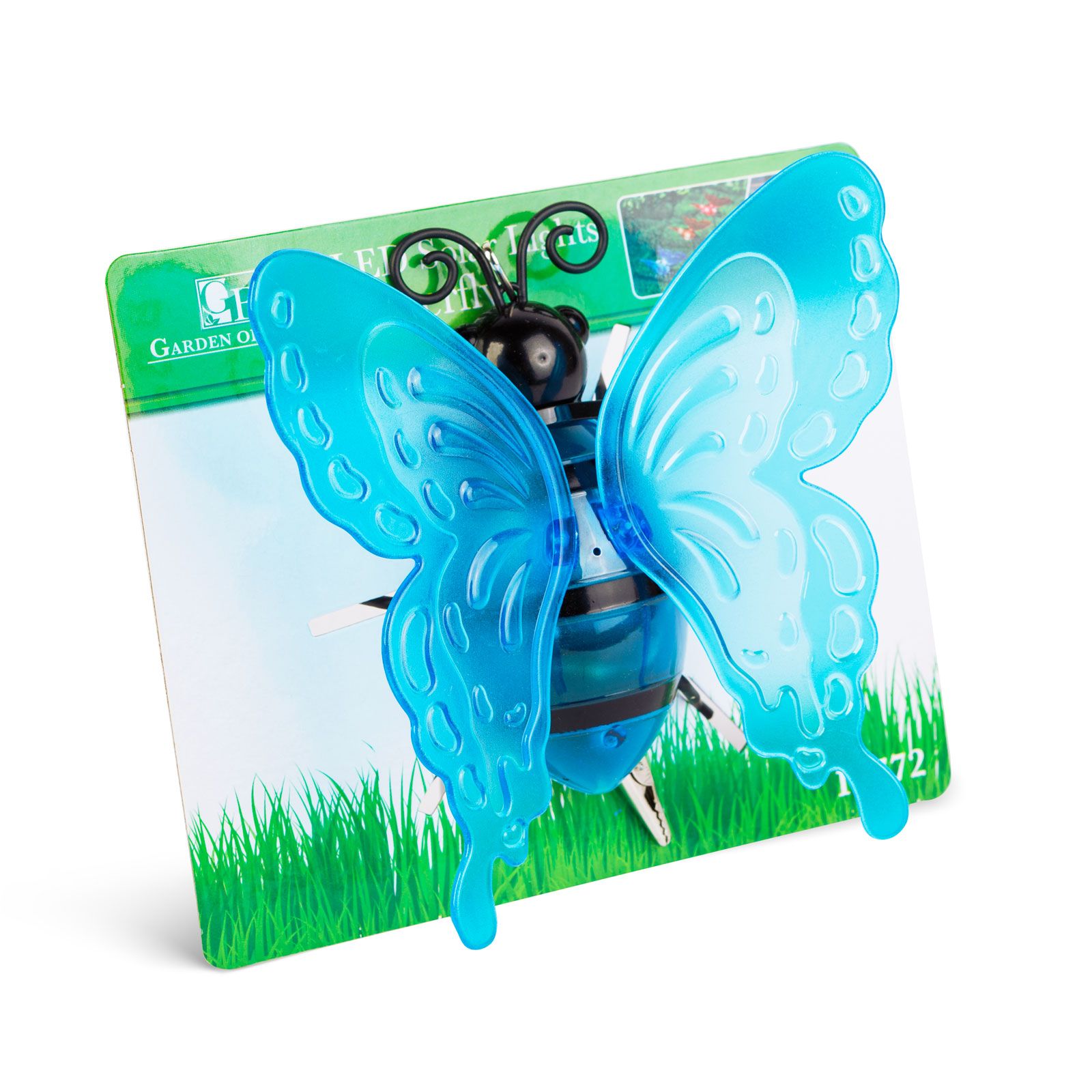 Lampă solară - fluture - multicolor - 12 x 6 x 21,5 cm - 4 LED Best CarHome