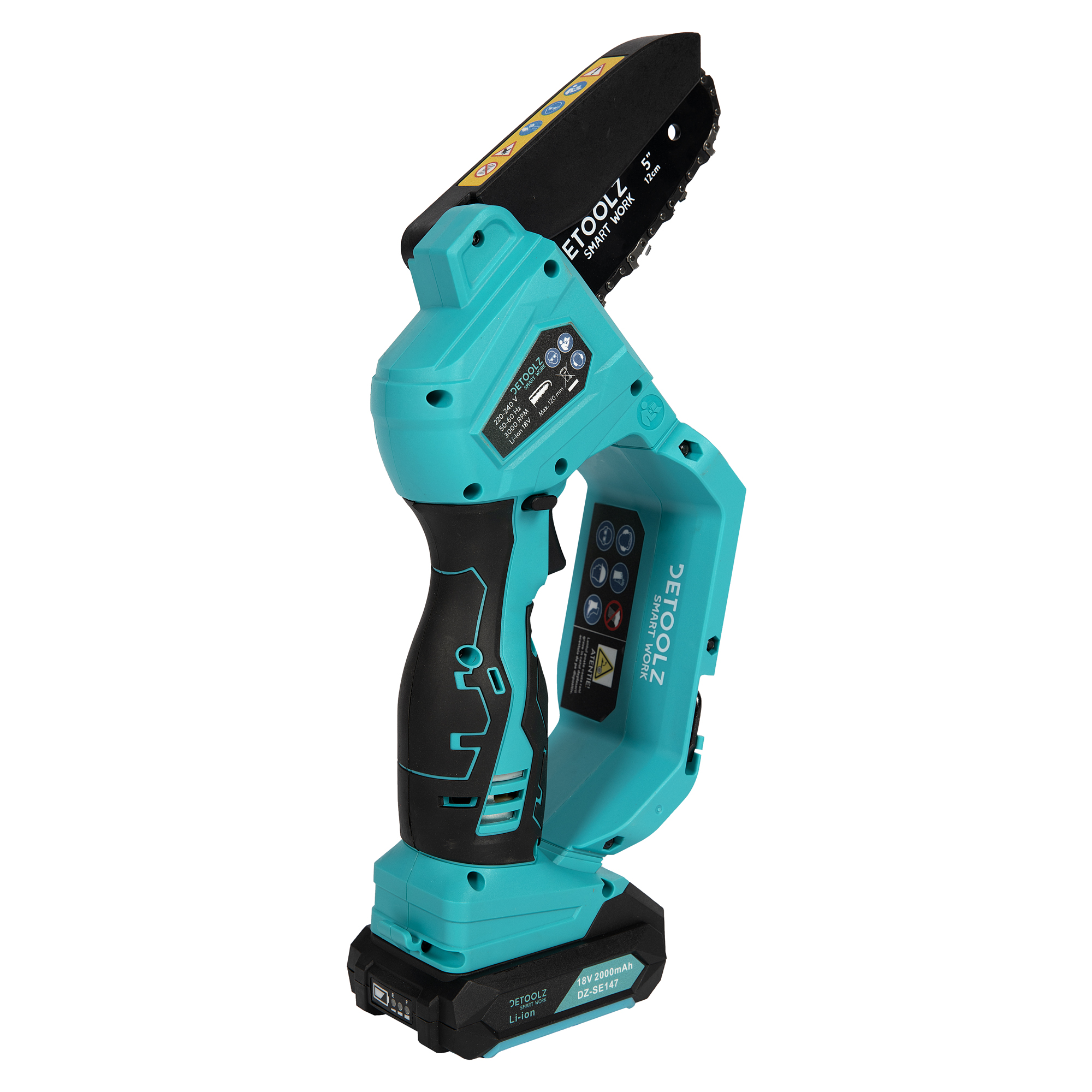 Fierastrau 110mm cu lant si acumulator 18V 2Ah FarmGarden AgroTrade