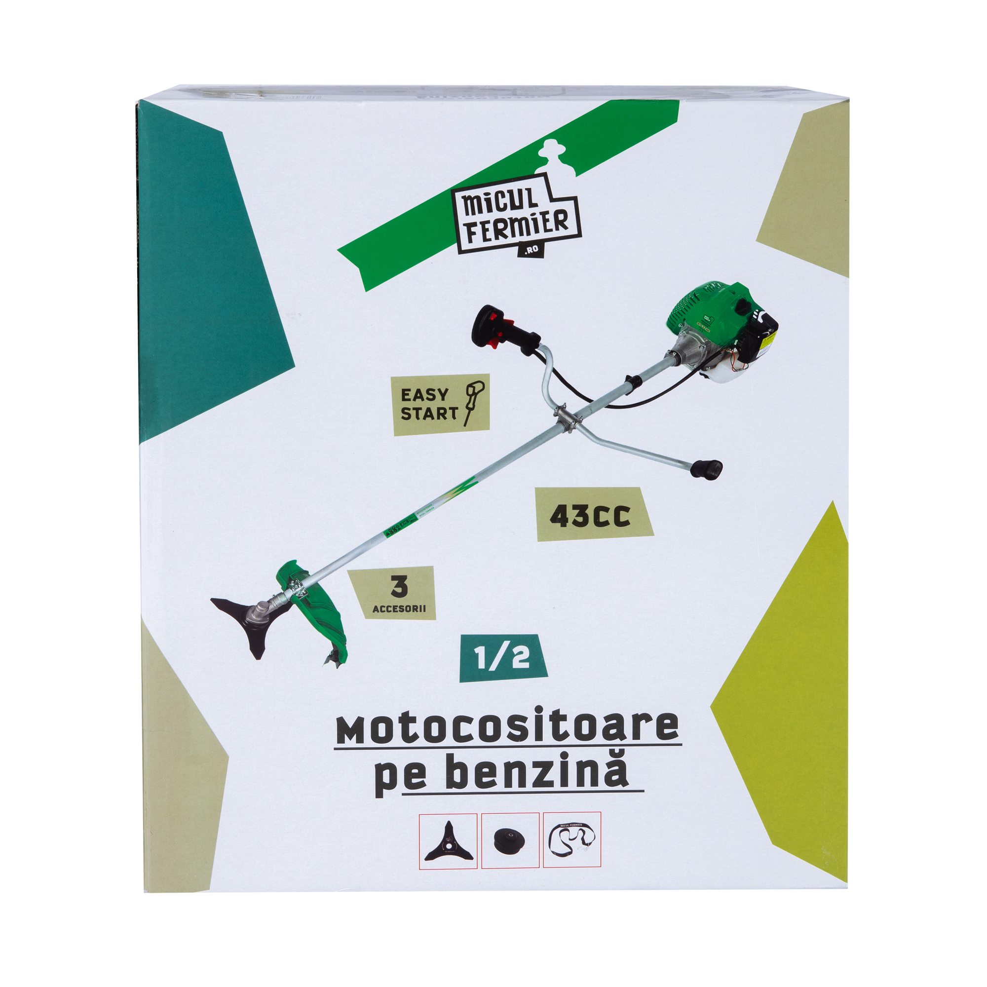 Motocositoare pe benzina 3.4 CP cu 3 accesorii si pornire rapida FarmGarden AgroTrade