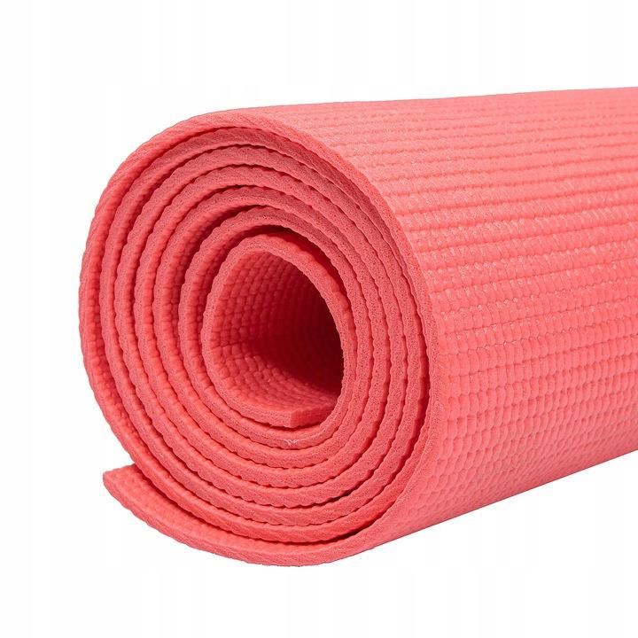 Saltea pentru yoga, fitness, rosie, 173x61x0.4 cm, Springos GartenVIP DiyLine