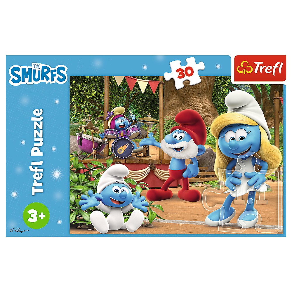 PUZZLE TREFL 30 STRUMFII STRUMFITA SI STRUMFII SuperHeroes ToysZone