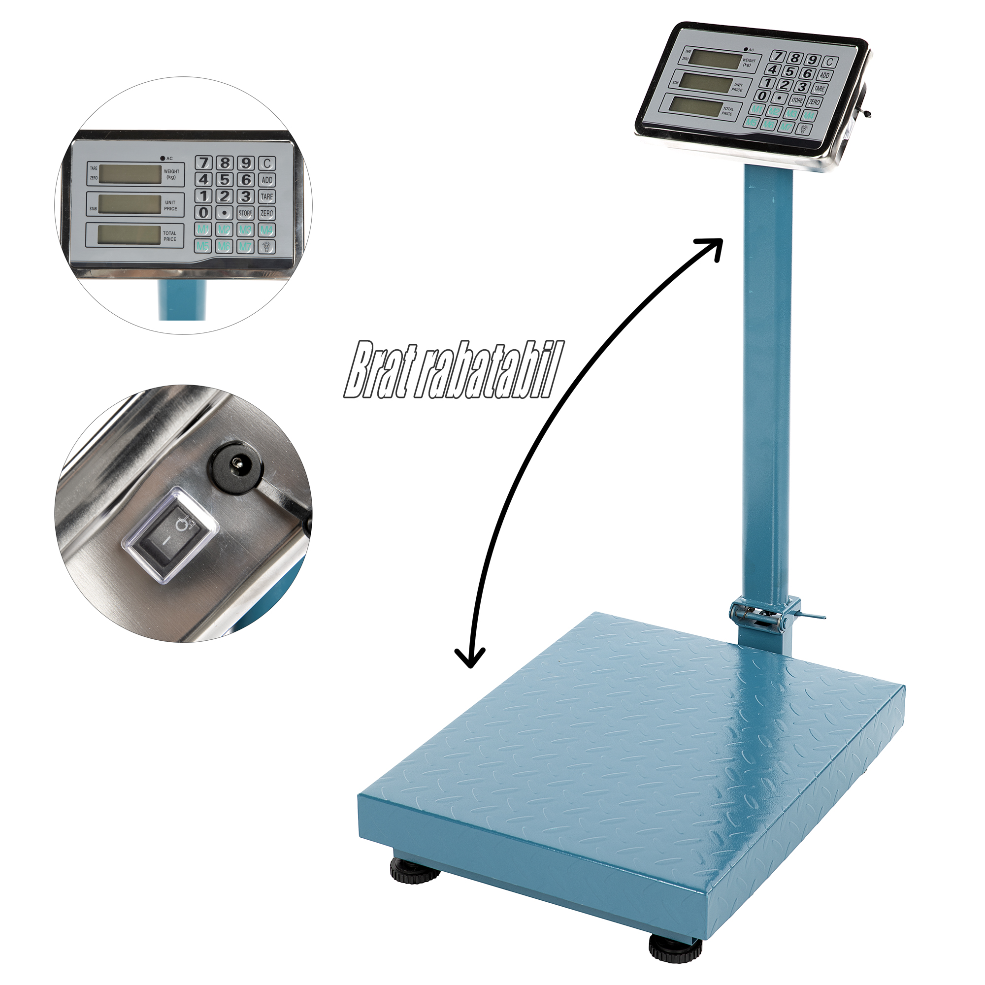 Cantar electronic Micul Fermier 350Kg brat FarmGarden AgroTrade