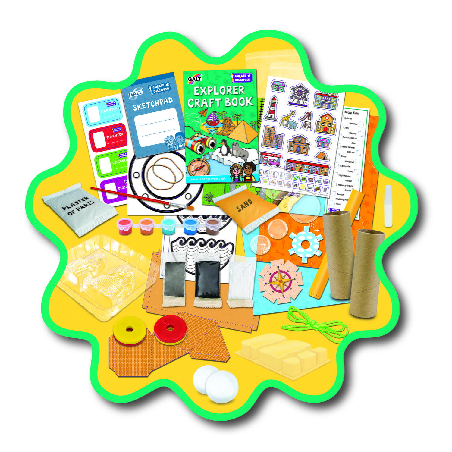 Creeaza si descopera - Micul explorator PlayLearn Toys