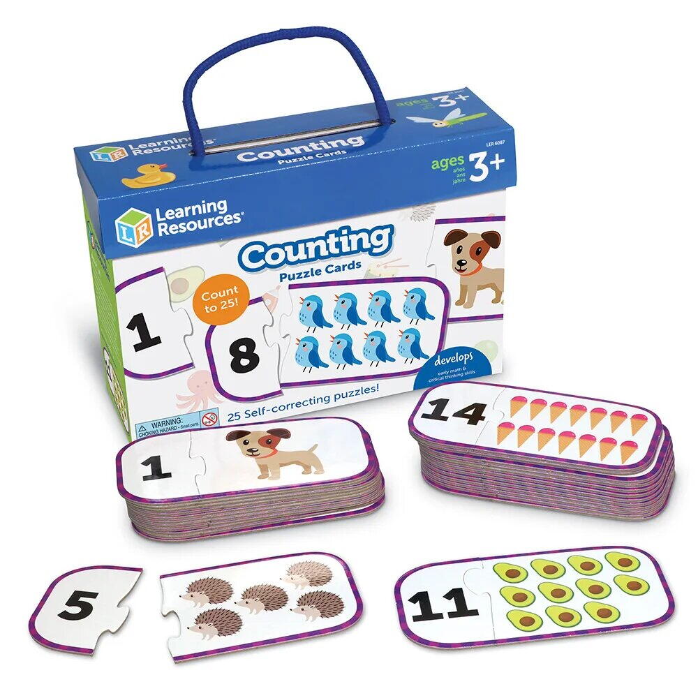 Joc de asociere - Invat sa numar pana la 25 PlayLearn Toys