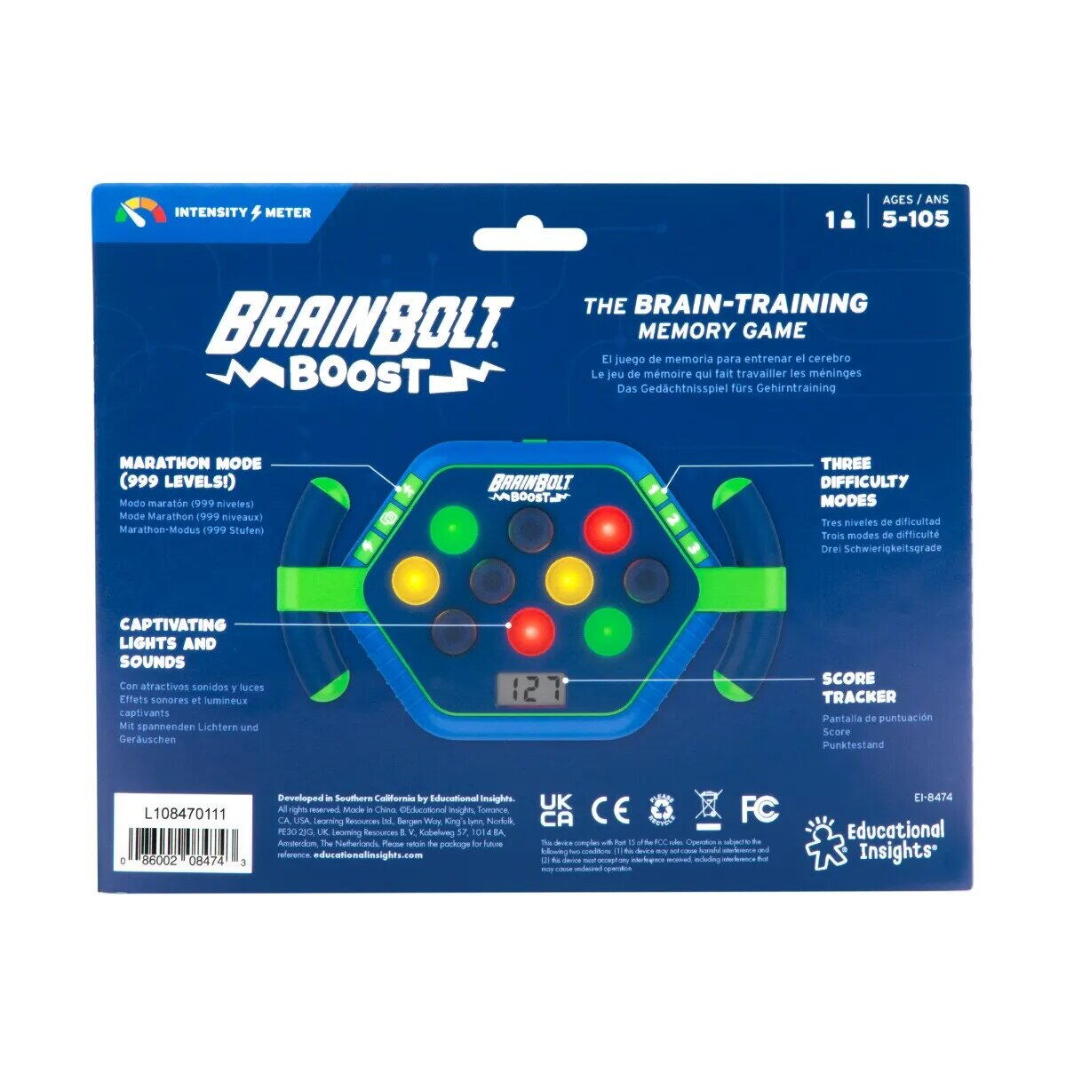 Joc de memorie - Brainbolt Boost PlayLearn Toys
