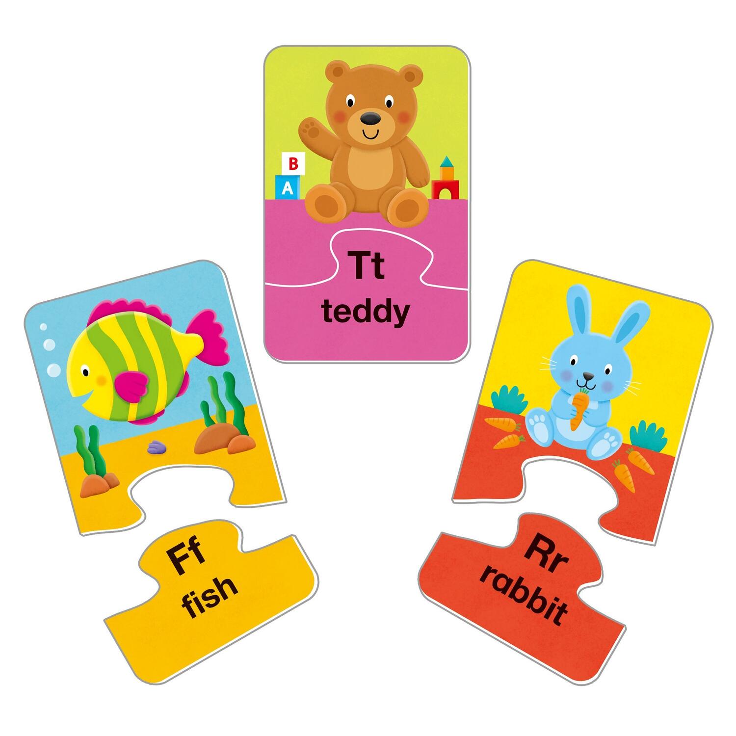 Set 26 de puzzle-uri Alfabet (2 piese) PlayLearn Toys