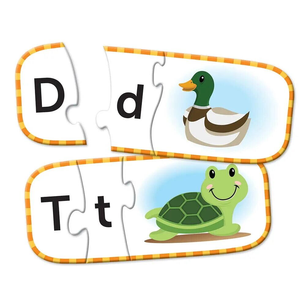 Set 26 de puzzle-uri Alfabet (3 piese) PlayLearn Toys