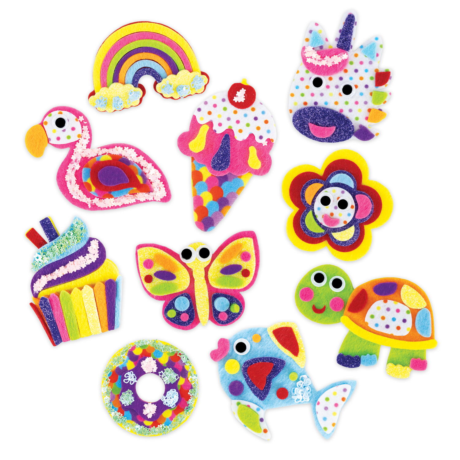 Set creativ - Petice decorative PlayLearn Toys
