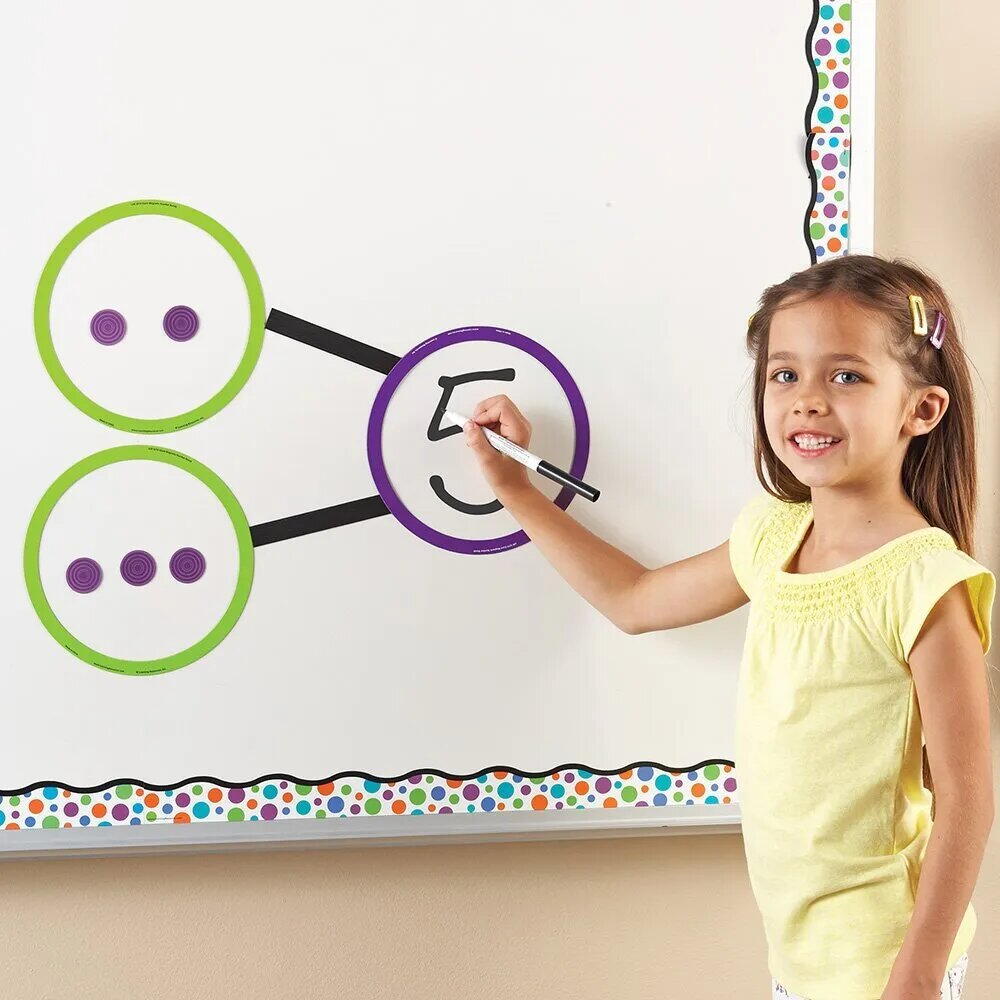 Set magnetic gigant - Legaturi numerice PlayLearn Toys