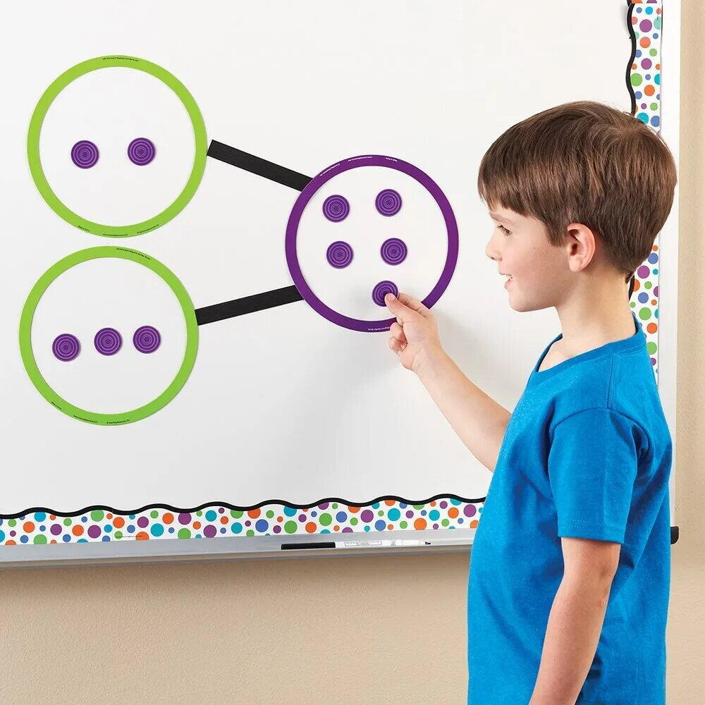 Set magnetic gigant - Legaturi numerice PlayLearn Toys