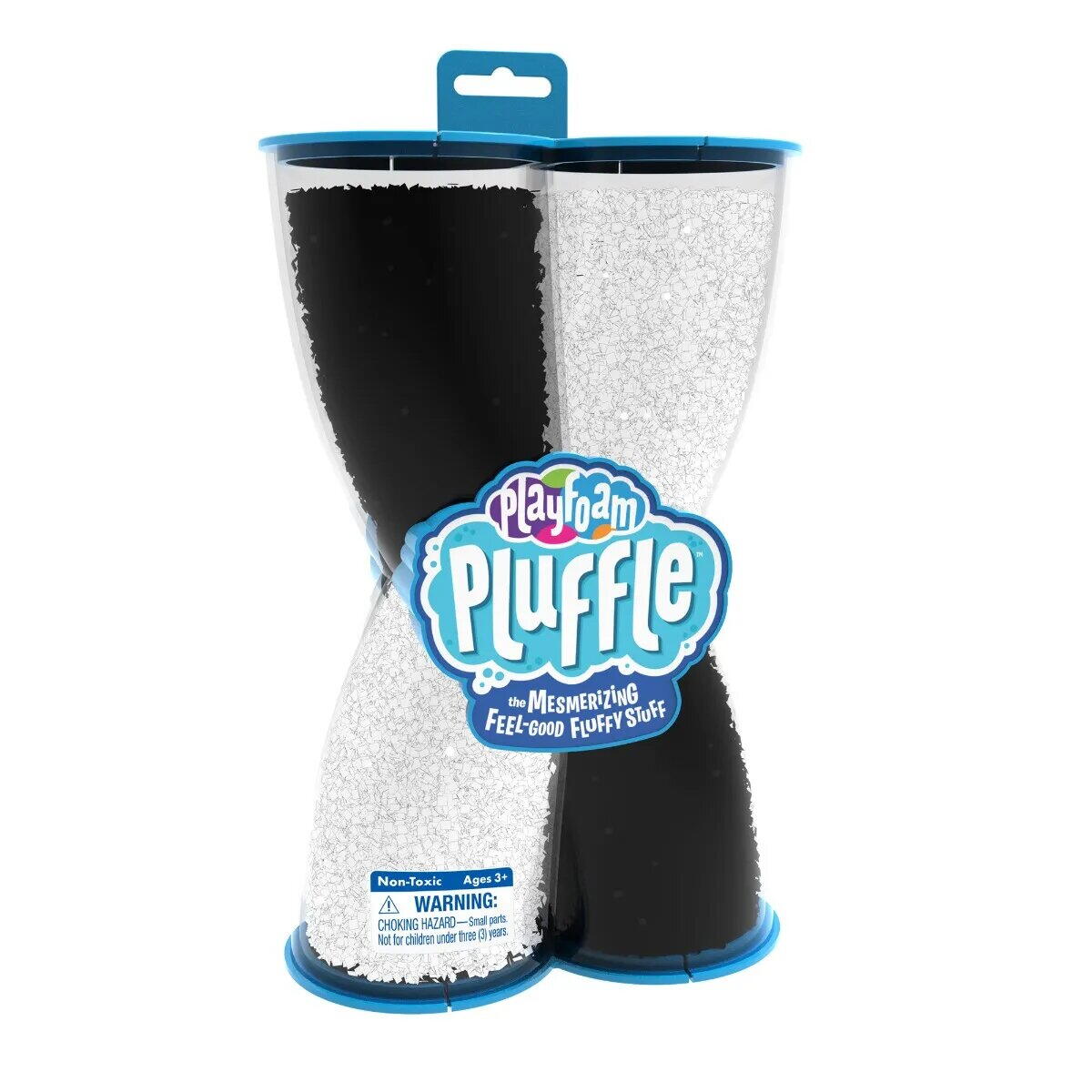Spuma de modelat Playfoam Pluffle™ Twist - Alb si negru PlayLearn Toys