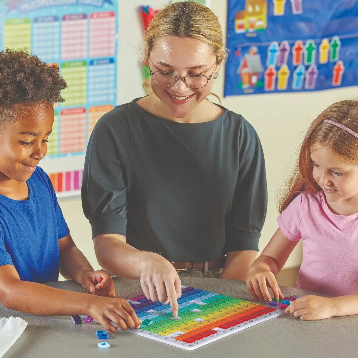 Tabla inmultirii curcubeu PlayLearn Toys