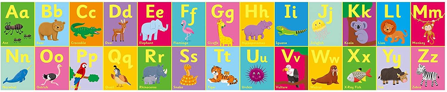 Puzzle Podea: Alfabetul animalutelor (30 piese) PlayLearn Toys