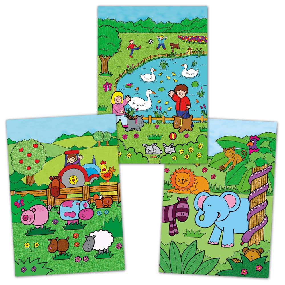 Water Magic: Carte de colorat Animalute PlayLearn Toys