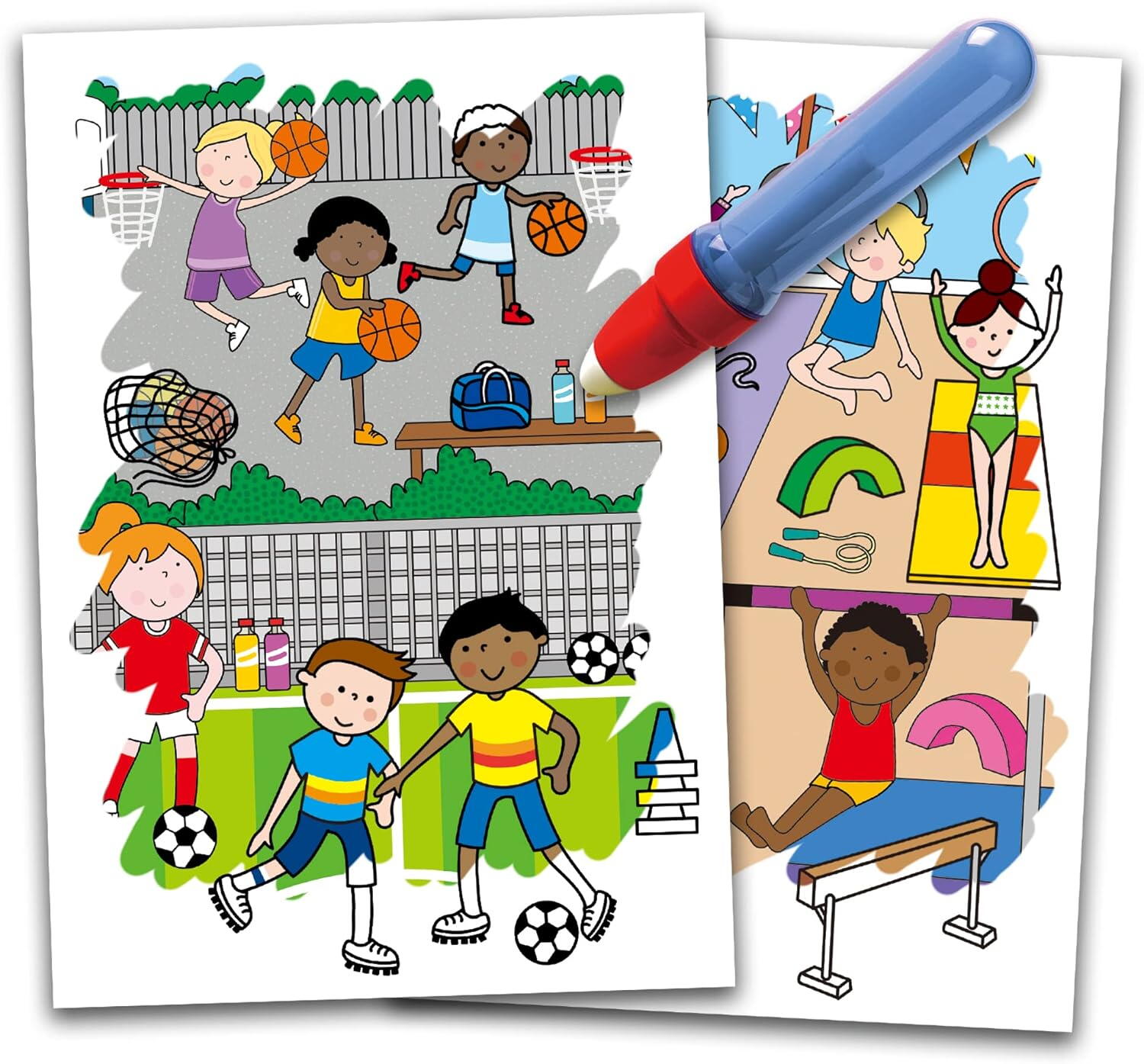 Water Magic: Carte de colorat Ora de sport PlayLearn Toys