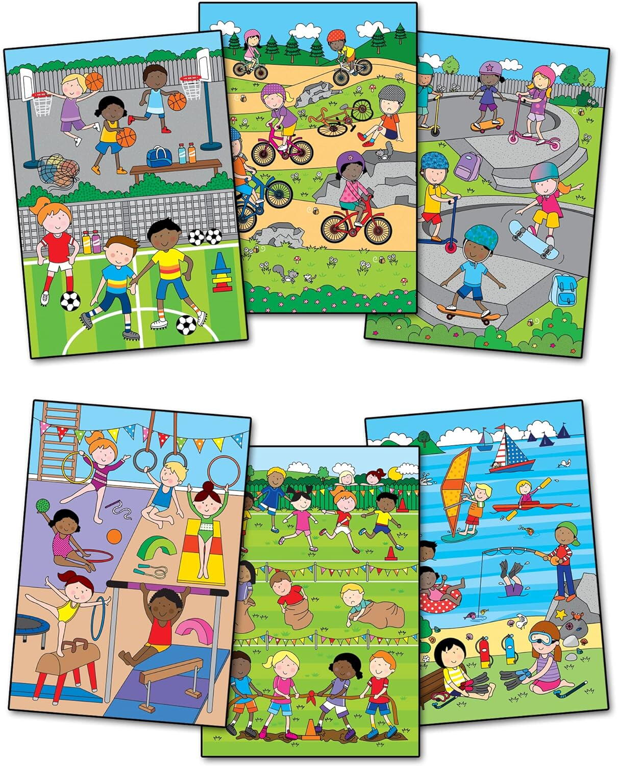 Water Magic: Carte de colorat Ora de sport PlayLearn Toys