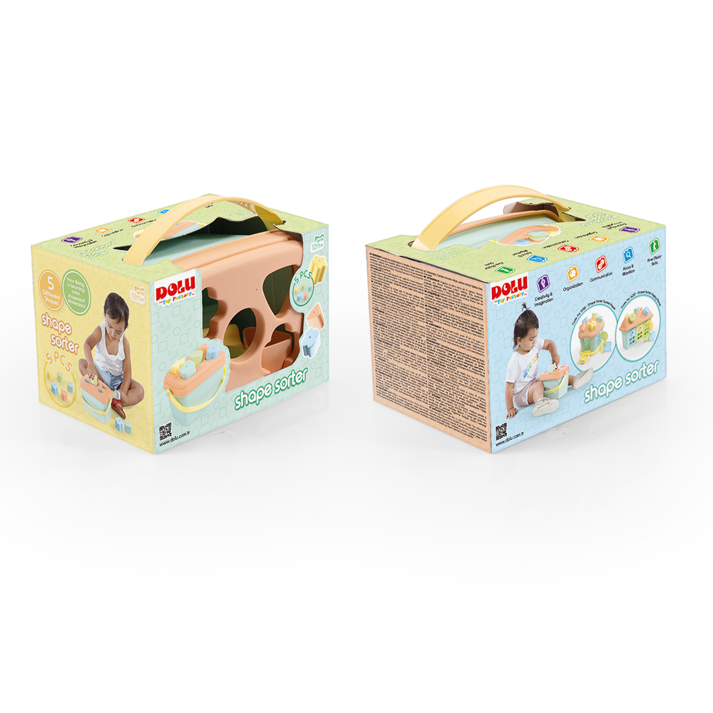 Galetusa cu sortator - Pastel (5 piese) PlayLearn Toys