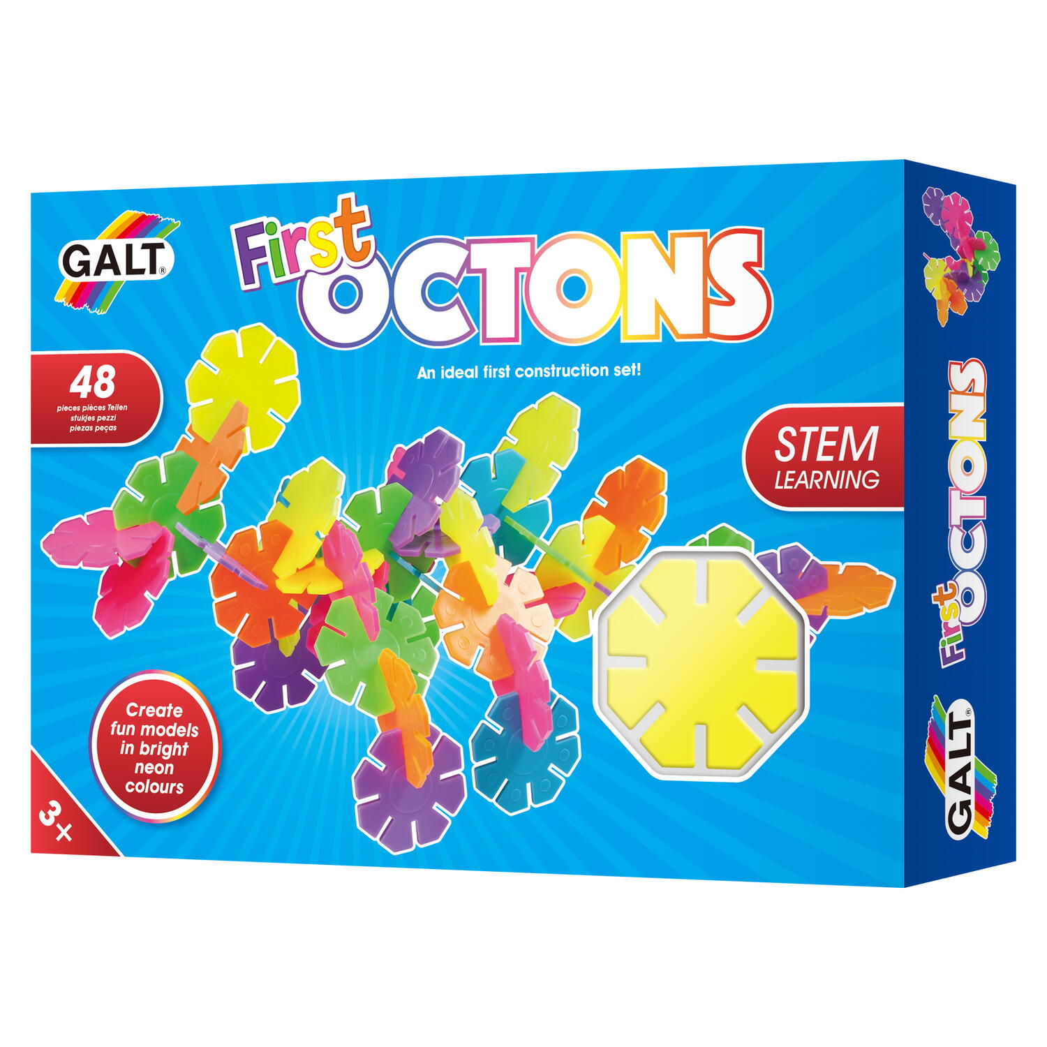 Set de construit - First Octons - 48 piese PlayLearn Toys