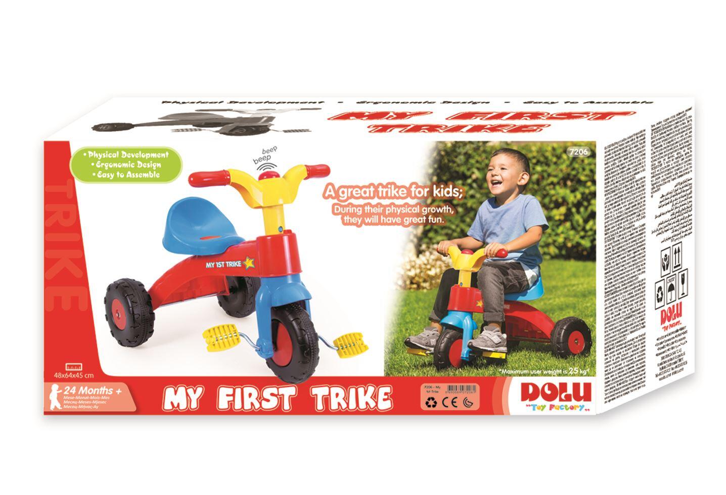 Tricicleta copii - Colorata PlayLearn Toys