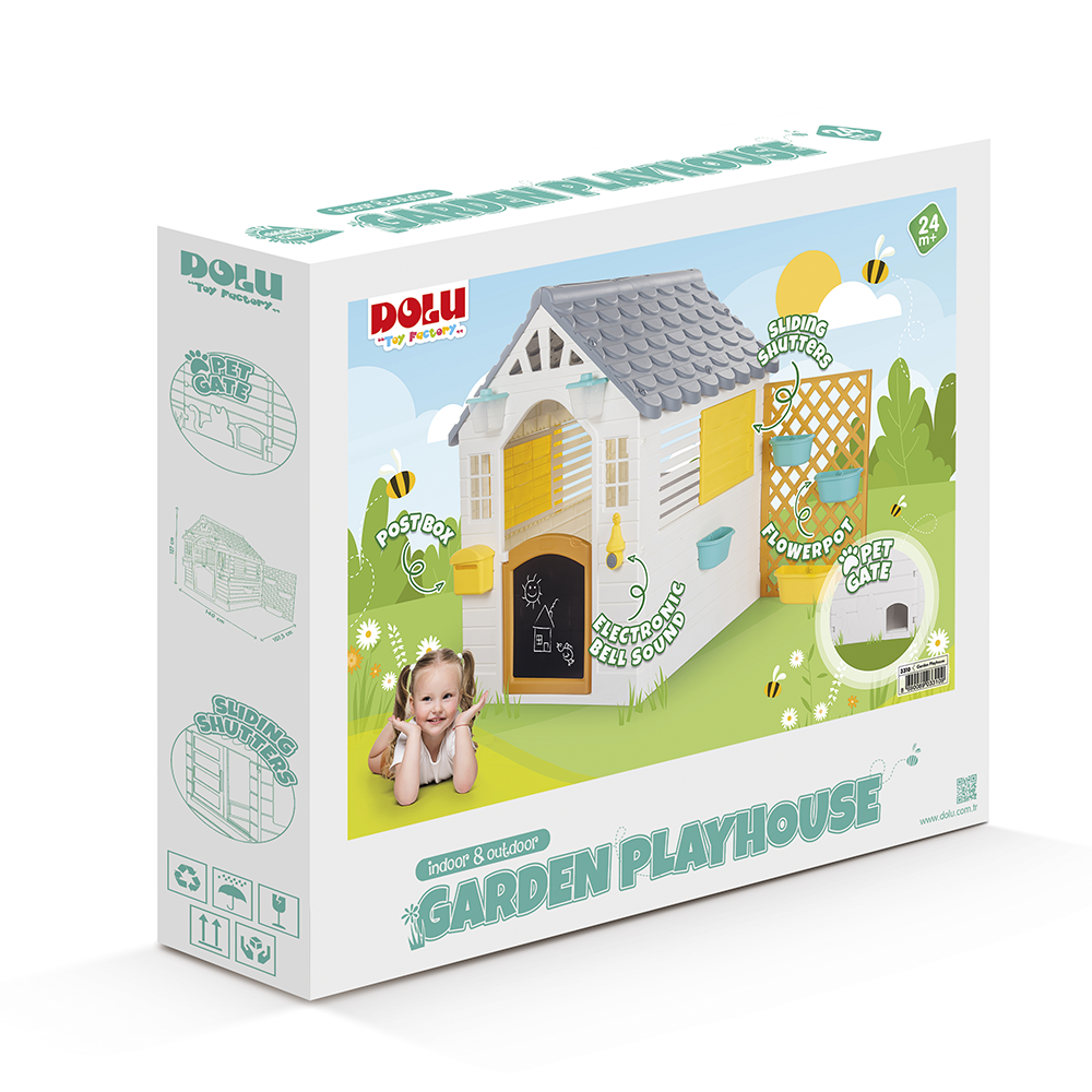 Casuta pentru copii premium pastel PlayLearn Toys