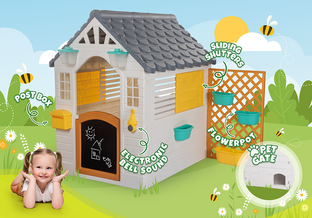 Casuta pentru copii premium pastel PlayLearn Toys