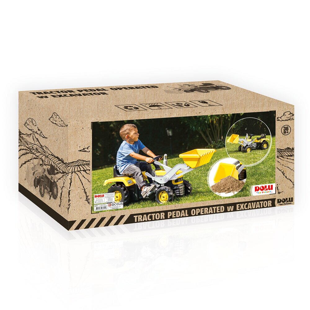 Excavator cu pedale PlayLearn Toys