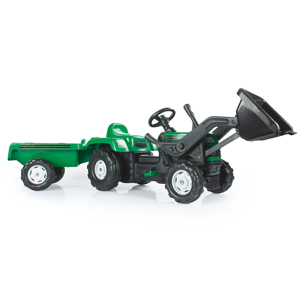 Excavator cu pedale si remorca PlayLearn Toys