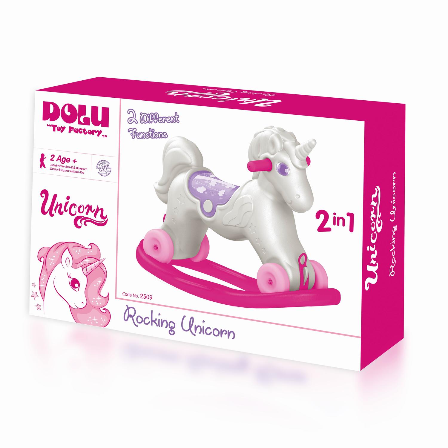 Jucarie 2 in1 - Unicorn balansoar PlayLearn Toys